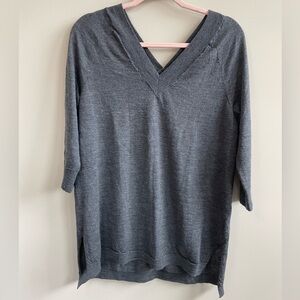 Anthropologie Moth 1/2 Sleeve V-Neck Sweater